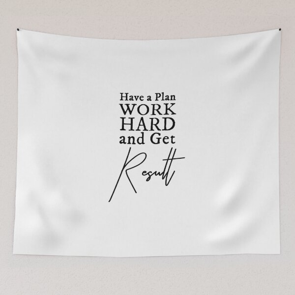 Item preview, Have a Plan Work Hard Get Results – Motivational Typography designed and sold by FOREVER Motivated.