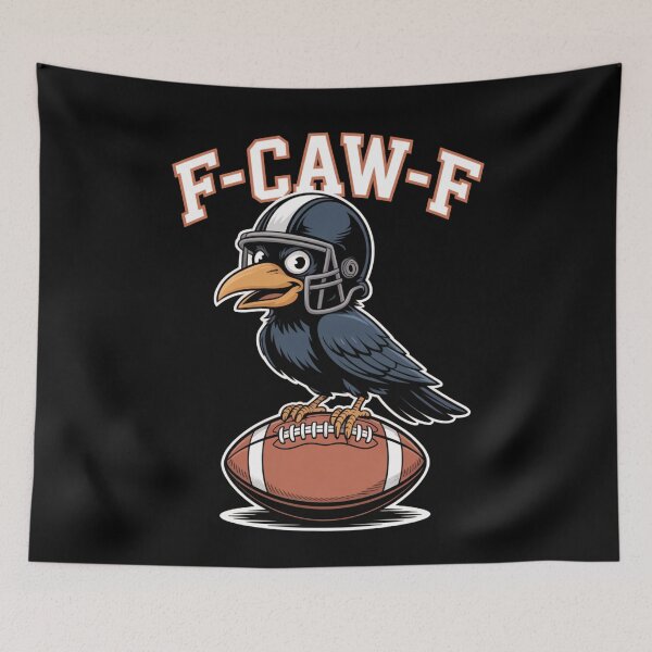 Item preview, Camiseta divertida de cuervo para aficionados al fútbol: ¡un regalo sarcástico para la mascota del pájaro! designed and sold by DarylWelsh2024.
