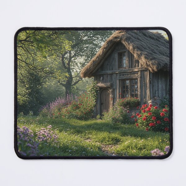 Item preview, Petalwood Haven – Cottage in a Floral Dream” designed and sold by NaomiRut.