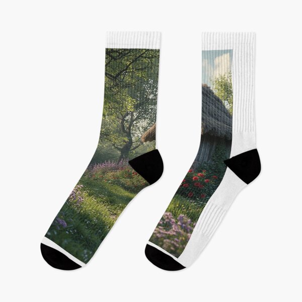 Item preview, Petalwood Haven – Cottage in a Floral Dream” designed and sold by NaomiRut.