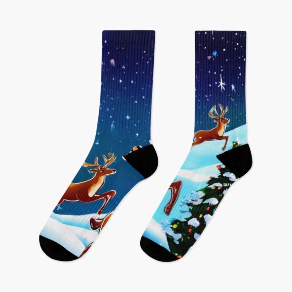 Item preview, Space Reindeer  designed and sold by Zofia Sosnecka.
