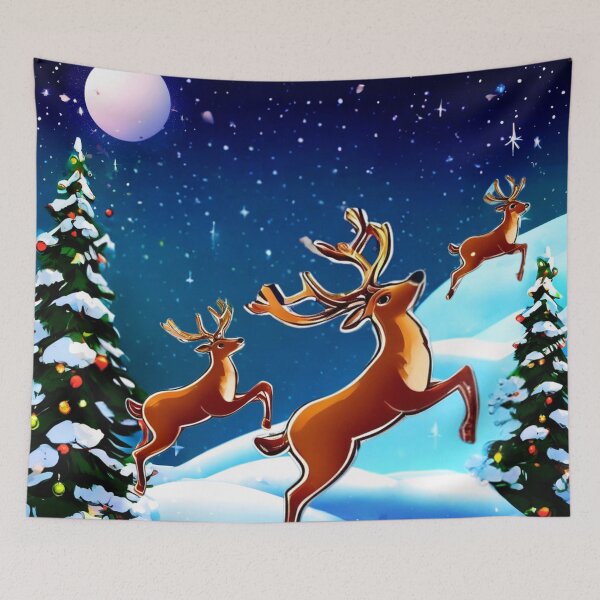 Item preview, Space Reindeer  designed and sold by Zofia Sosnecka.