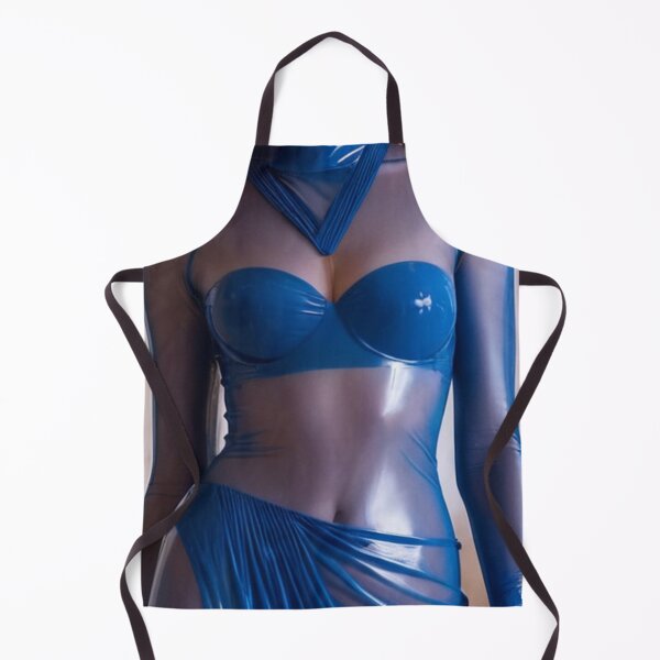 Item preview, Translucent Blue Latex Gown in Regal Hallway designed and sold by Magic-Reality.