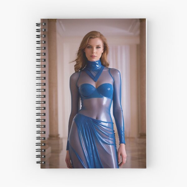 Item preview, Translucent Blue Latex Gown in Regal Hallway designed and sold by Magic-Reality.