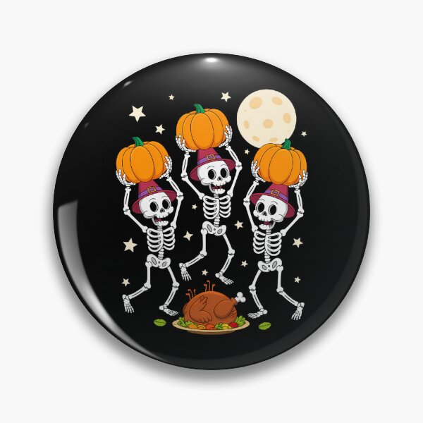 Item preview, Thanksgiving Dancing Cute Skeleton Fall designed and sold by tearbytea.