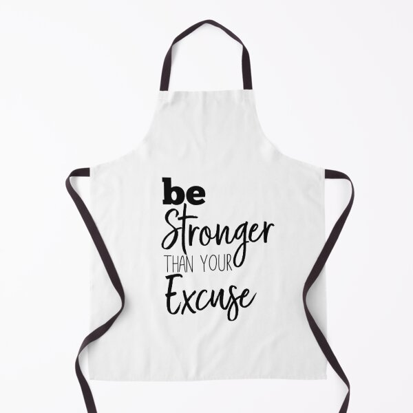 Item preview, Be Stronger Than Your Excuse – Motivational Gym Quote Typography Design for Fitness and Mindset Growth designed and sold by FOREVER Motivated.