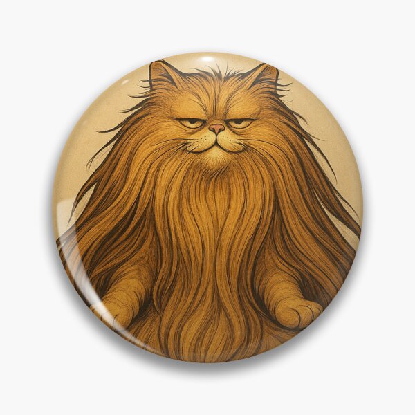 Item preview, Long Hair Don't Care Cat Design Version #1 designed and sold by Endthedisease.