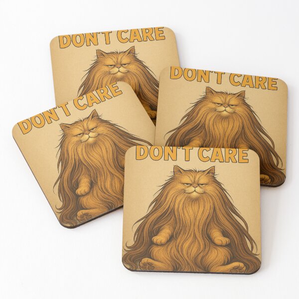 Item preview, Long Hair Don't Care Cat Design Version #1 designed and sold by Endthedisease.