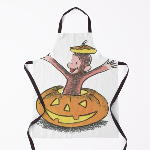 Item preview, George the curious in pumpkin designed and sold by Stickr.wld.