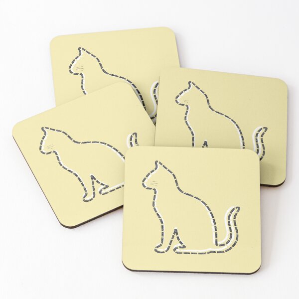 Item preview, black cat outline  designed and sold by Amberghiniii.