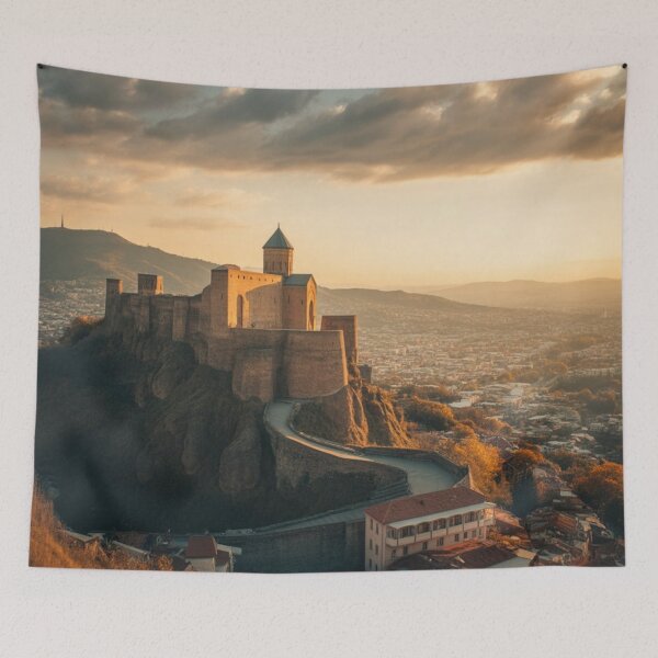 Item preview, Narikala Fortress – Tbilisi, Georgia designed and sold by TravelWish.
