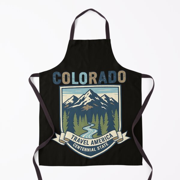 Item preview, Colorado – Centennial State Wilderness Travel Badge designed and sold by PostersMode.
