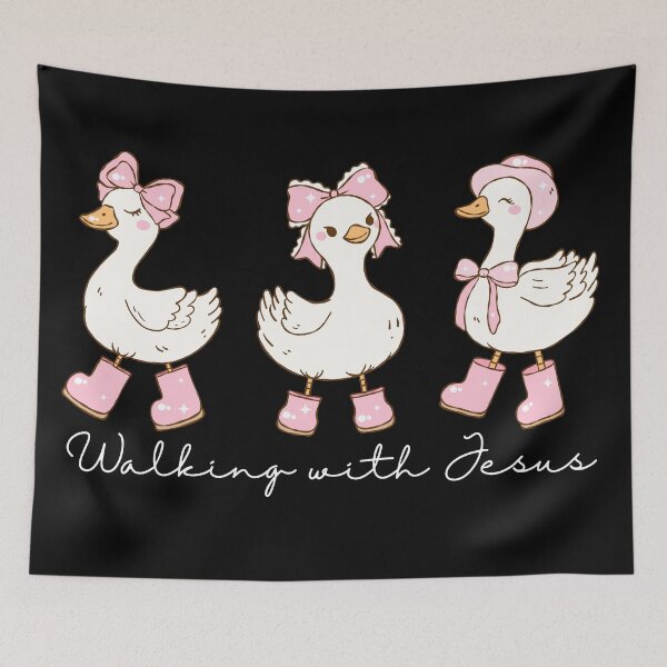 Item preview, Girly Goose Walking with Jesus designed and sold by Forevermore.