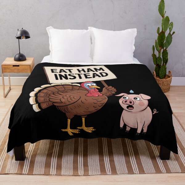 Item preview, Thanksgiving Funny Turkey Pig designed and sold by tearbytea.