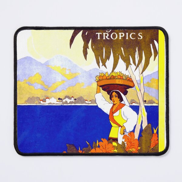 Item preview, Vintage Jamaica Travel Poster | Early 20th Century Art Deco | Tropical & Exotic Caribbean Decor | Bold Colors  Cultural Charm designed and sold by artofuniverse.
