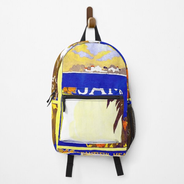 Item preview, Vintage Jamaica Travel Poster | Early 20th Century Art Deco | Tropical & Exotic Caribbean Decor | Bold Colors Cultural Charm designed and sold by artofuniverse.