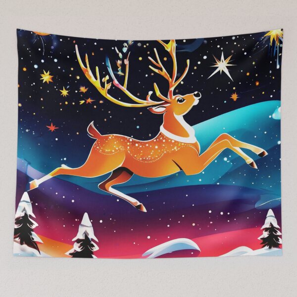 Item preview, Space Reindeer  designed and sold by Zofia Sosnecka.