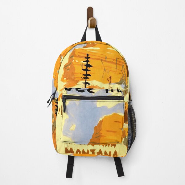 Item preview, Vintage Travel Poster | See America Campaign | Montana Art Deco Style | Bold Colors & Scenic Landscape Print designed and sold by artofuniverse.