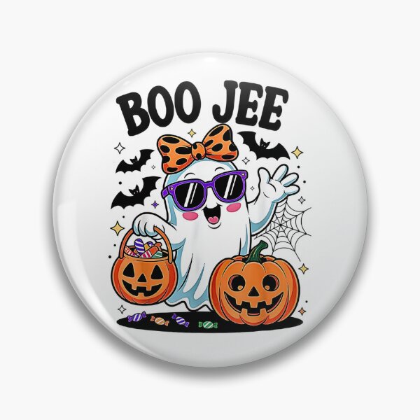 Item preview, Funny Boo JEE Ghost Leopard Print Spooky Vibes Halloween Women  designed and sold by FerminVigo.
