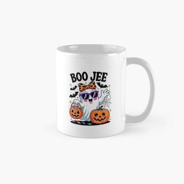 Item preview, Funny Boo JEE Ghost Leopard Print Spooky Vibes Halloween Women  designed and sold by FerminVigo.