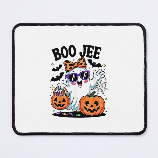 Item preview, Funny Boo JEE Ghost Leopard Print Spooky Vibes Halloween Women  designed and sold by FerminVigo.