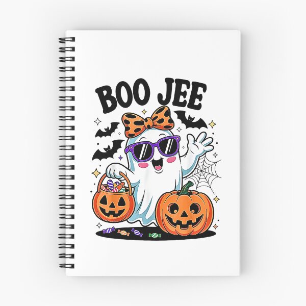Item preview, Funny Boo JEE Ghost Leopard Print Spooky Vibes Halloween Women  designed and sold by FerminVigo.