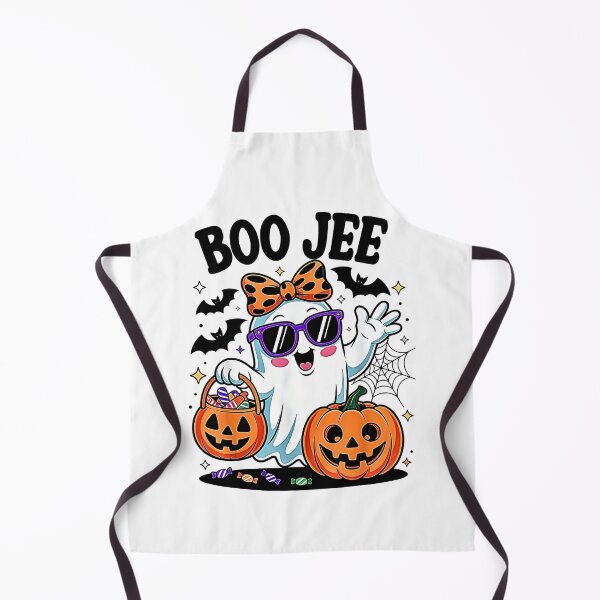 Item preview, Funny Boo JEE Ghost Leopard Print Spooky Vibes Halloween Women designed and sold by FerminVigo.