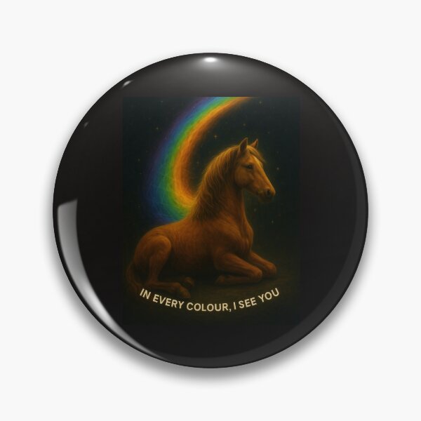 Item preview, “Rainbow Steed – In Every Colour, I See You (Horse)” designed and sold by GeoWild Designs.