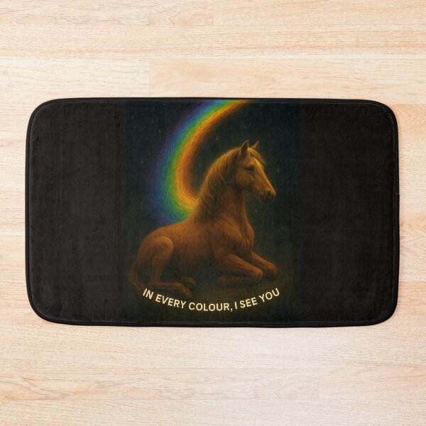 Item preview, “Rainbow Steed – In Every Colour, I See You (Horse)” designed and sold by GeoWild Designs.