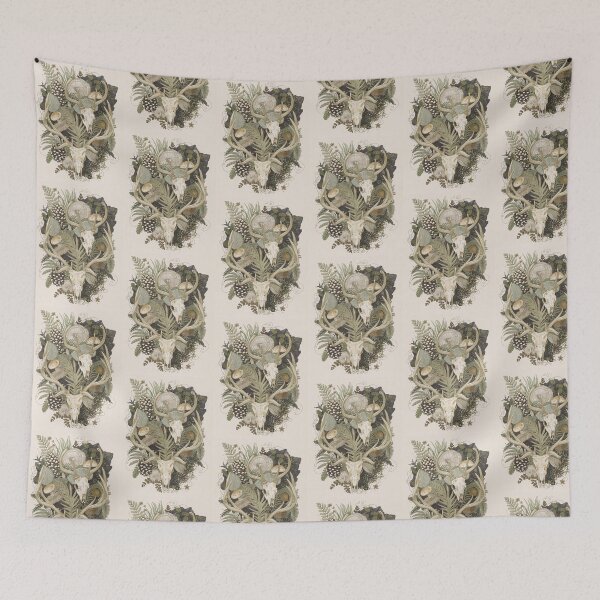Item preview, Forest Bones – Dark Cottagecore Pattern designed and sold by Deezyned.