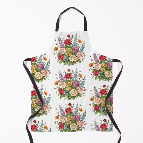 Item preview, Vintage Botanical Bouquet – Colorful Wildflower and Rose Illustration  designed and sold by PAPIRO SIGLO XXI.