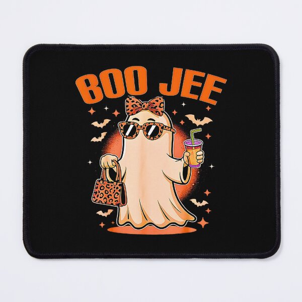 Item preview, Funny Boo JEE Ghost Leopard Print Spooky Vibes Halloween Women  designed and sold by FerminVigo.
