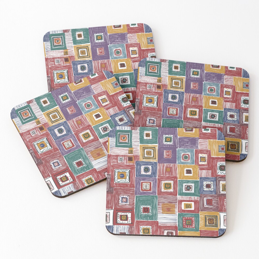 Item preview, Coasters (Set of 4) designed and sold by Pattern-A-Maze.