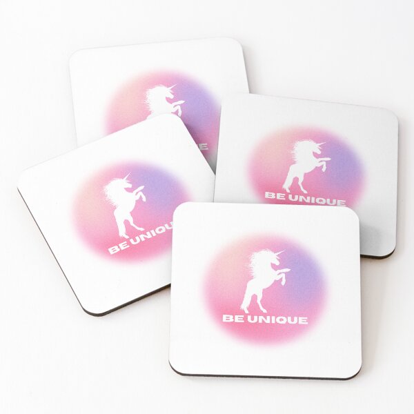 Item preview, Be Unique Unicorn - Vibrant Gradient Retro Poster designed and sold by Colorful-Garden.