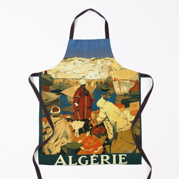 Item preview, Vintage Algeria Travel Poster | Art Deco Style | Early 20th Century | Vibrant Colors & Exotic Port Scene | PLM Railway designed and sold by artofuniverse.