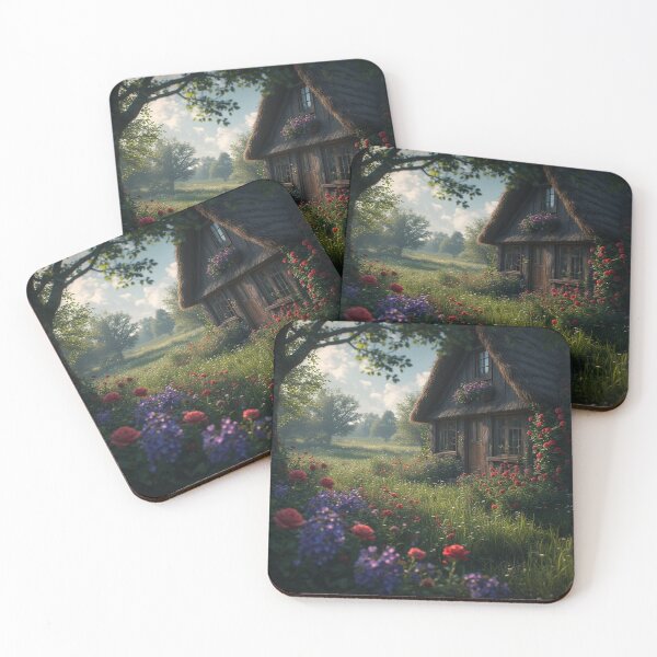 Item preview, Roseglen Cottage – Summer Bloom Sanctuary” designed and sold by NaomiRut.