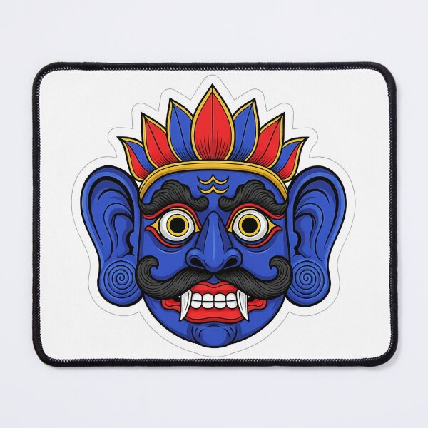 Item preview, Bihiri Sanniya Deafness Mask Sticker - 18 Sanni Yaka designed and sold by bloomling.