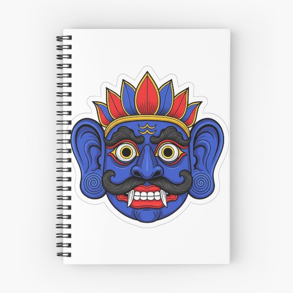 Item preview, Bihiri Sanniya Deafness Mask Sticker - 18 Sanni Yaka designed and sold by bloomling.