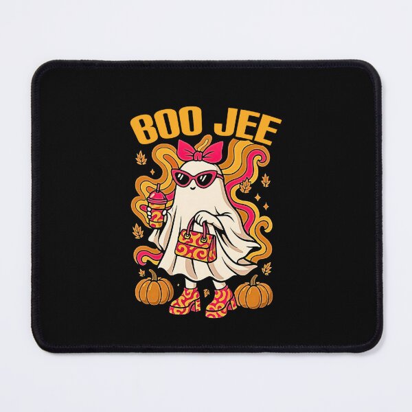 Item preview, Funny Boo JEE Ghost Leopard Print Spooky Vibes Halloween Women  designed and sold by FerminVigo.