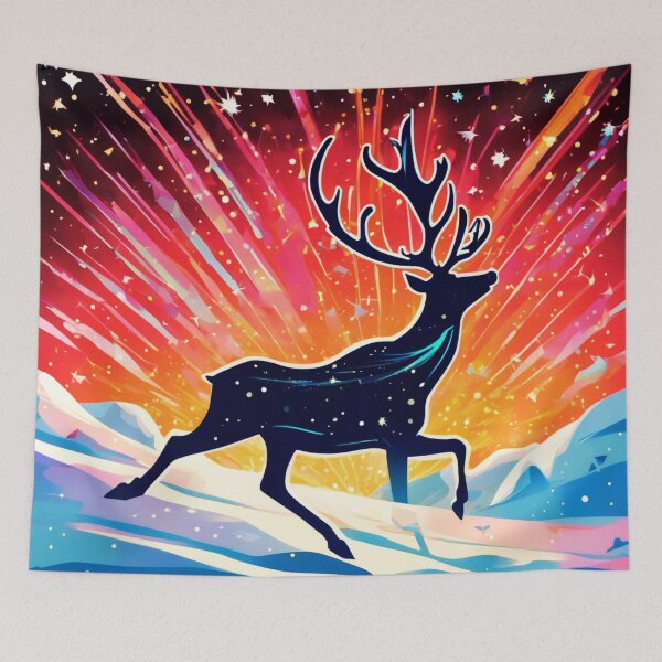 Item preview, Space Reindeer  designed and sold by Zofia Sosnecka.