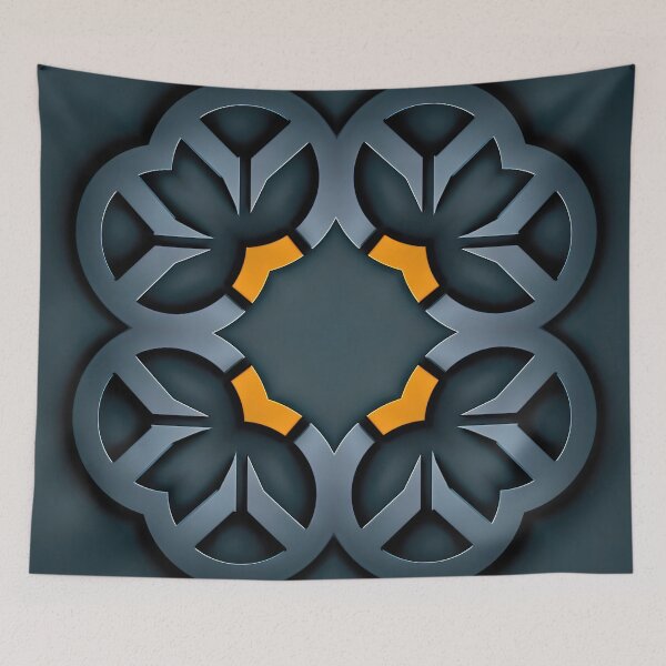 Item preview, Metallic Peace Wheel Artwork designed and sold by rickgouletart.
