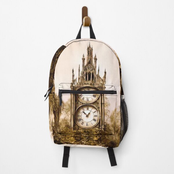 Item preview, Whispers of Time: Overgrown Clock Tower designed and sold by LanaGustavsson.
