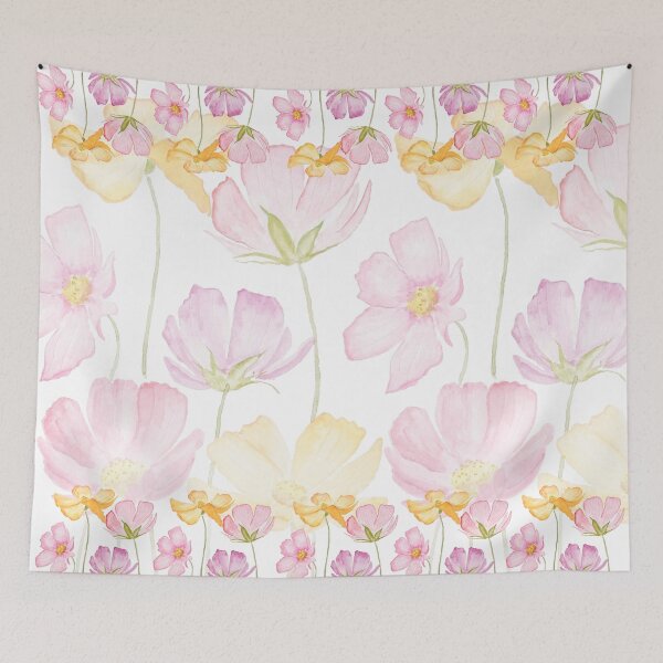 Item preview, colorful sweet cosmos flower pattern  designed and sold by ColorandColor.