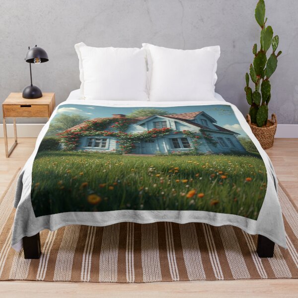 Item preview, Rosethorn Cottage – A Blooming Blue Retreat designed and sold by NaomiRut.