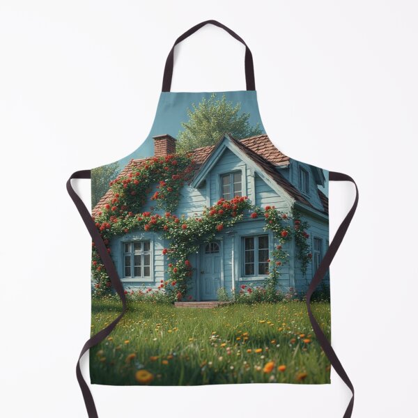 Item preview, Rosethorn Cottage – A Blooming Blue Retreat designed and sold by NaomiRut.