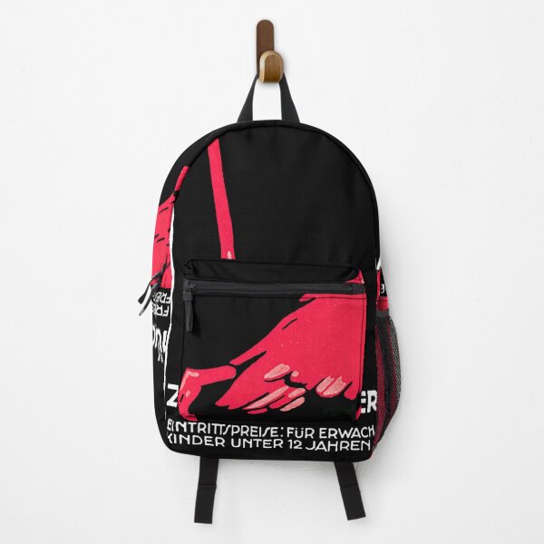 Item preview, Vintage Art Deco Flamingo Poster | Munich Zoo Zoologischer Garten Munchen | Bold Red on Black Graphic Design designed and sold by artofuniverse.