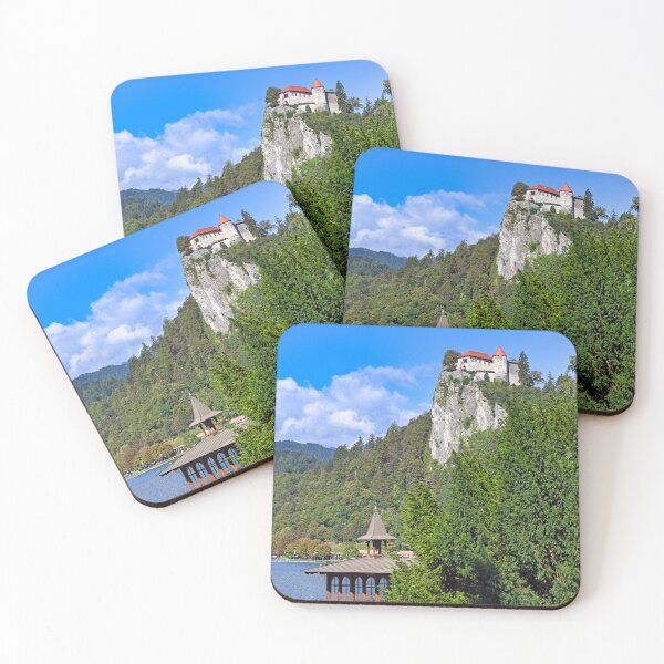 Item preview, View of Lake Bled with Bled Castle,landscape, Slovenia designed and sold by goceris.