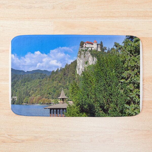 Item preview, View of Lake Bled with Bled Castle,landscape, Slovenia designed and sold by goceris.