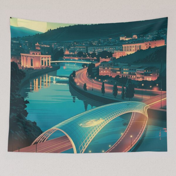 Item preview, Bridge of Peace – Tbilisi, Georgia designed and sold by TravelWish.