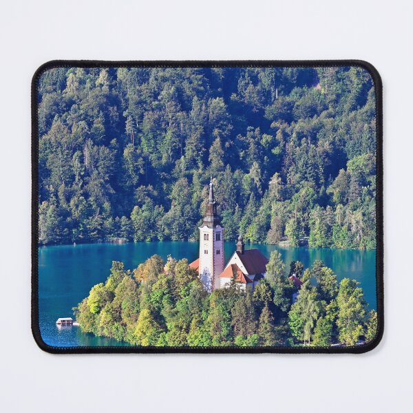Item preview, Pilgrimage Church of the Assumption of Maria.Lake Bled,landscape, Slovenia designed and sold by goceris.